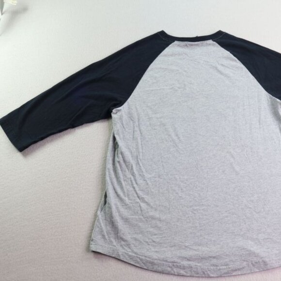 Nike Shirt Mens Large L Raglan Long Sleeve Baseball Jersey - Picture 5 of 8